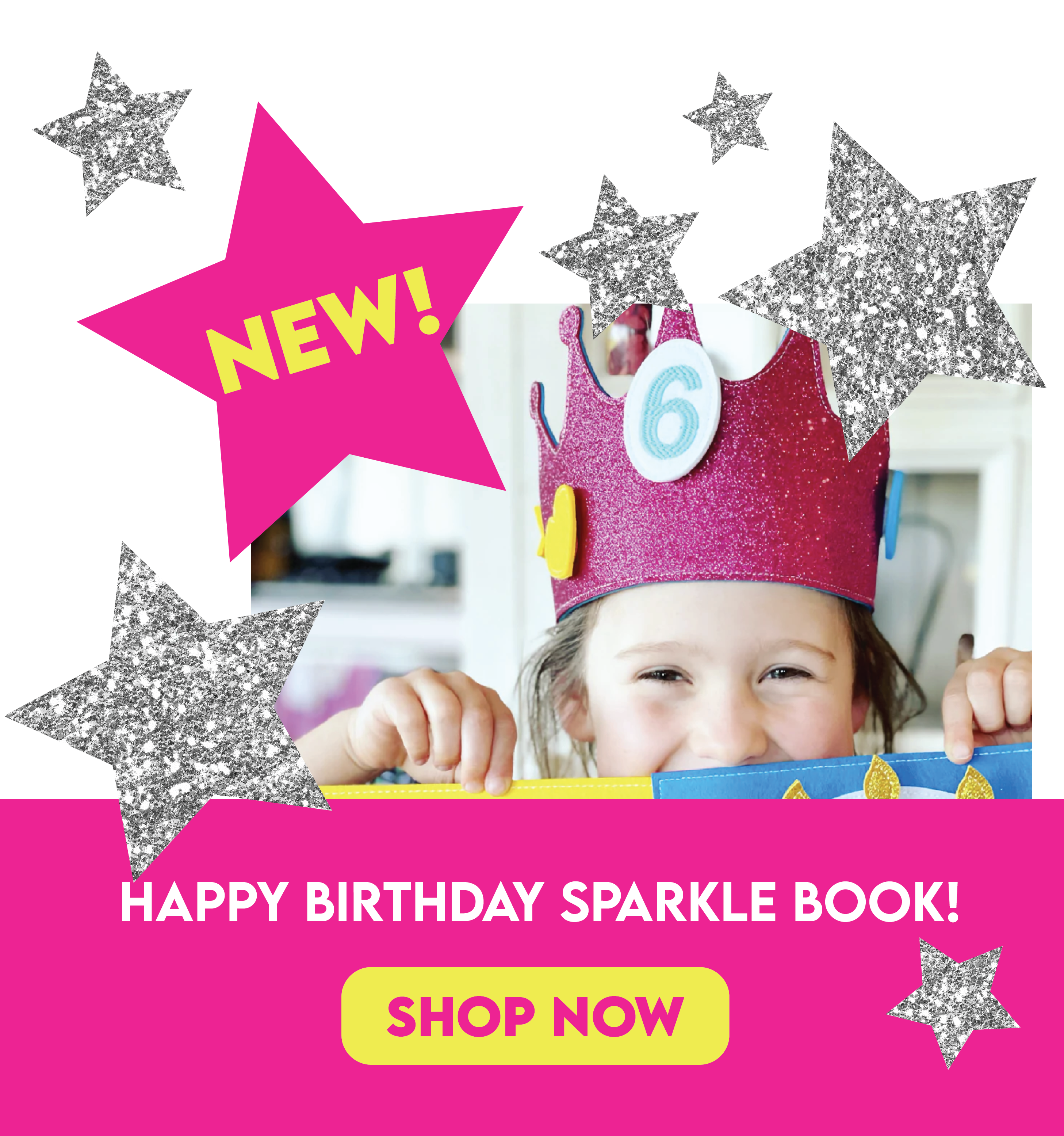 New happy birthday sparkle book shop now